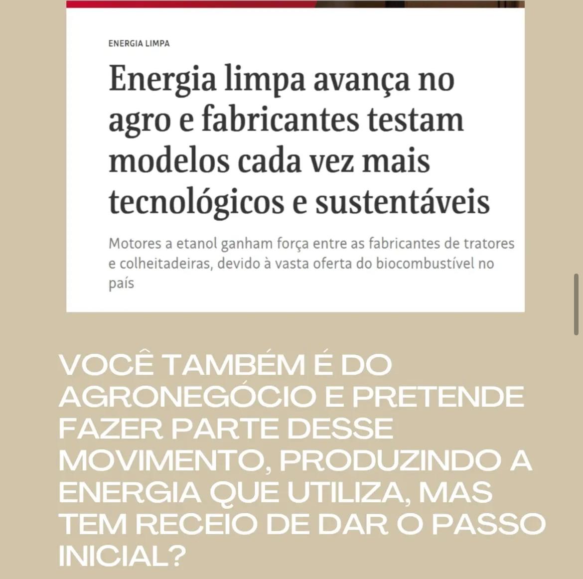 Essa matéria saiu na Folha de São Paulo de ontem, 30/06/2025. Ela foca mais especificamente no maquinário que vem sendo utilizado cada vez mais na atividade agrícola e na pecuária e que tem como característica as menores emissões de poluidores, na onda da #transiçãoenergética. E embora não conste daí, fato é que o agronegócio se envolve também, cada vez mais, com a geração de energia elétrica a partir de fontes renováveis – sobretudo a solar fotovoltaica – para suprir suas necessidades. O movimento é importante e pode mesmo trazer redução de custos e eficiência, mas encontra ainda alguma barreira no receio de quem precisa investir valores relevantes para isso. Esse obstáculo, no entanto, pode ser ultrapassado. É claro que a geração de energia e os riscos envolvidos em negócios como esse não são de conhecimento comum, mas nem por isso você precisa desistir de seguir em frente. Buscar uma assessoria jurídica especializada pode ser a solução para te deixar seguro para tomar a sua decisão.